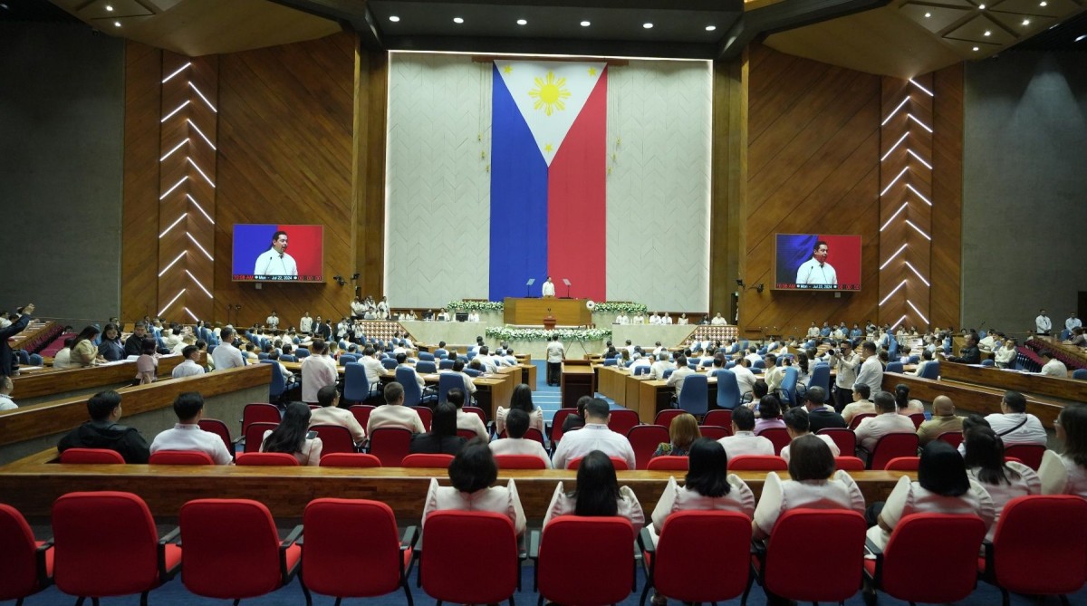 Ti plenary ti Kamara (Ladawan manipud iti House Speaker’s office)