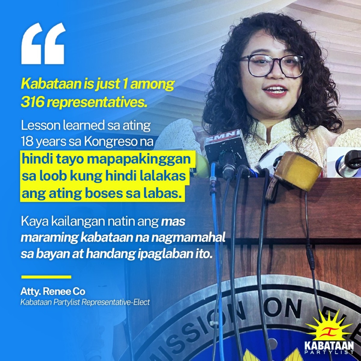 (Kabataan Party-list Facebook Page)