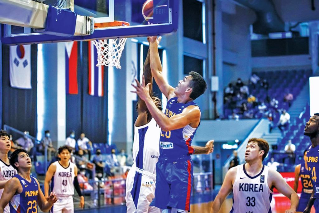 Nangabak manen ti Filipinas iti basketbol kontra iti South Korea; dina pulos pinaanges ti SK iti FIBA Asia Cup Qualifiers