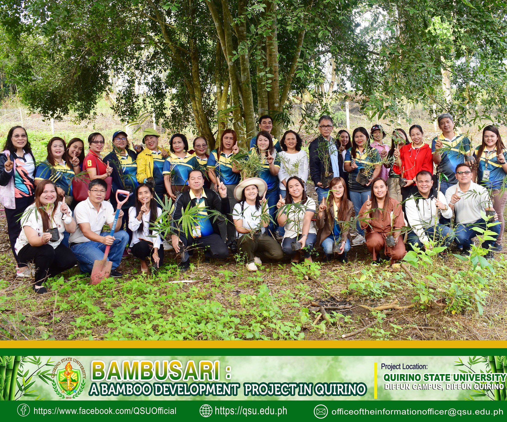 Bamboo Eco-park, maipasdek iti QSU