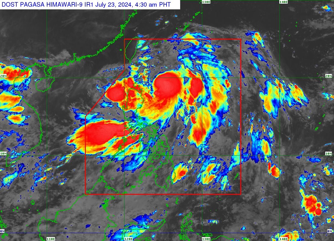 10 a lugar iti Luzon, naisaad iti Signal No. 1, gapu iti Bagyo "Carina"